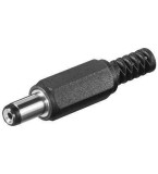 Mufa Alimentare DC Tata 1.7x5.5mm Goobay cu Protectie Cablu