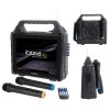 SET PORTABIL KARAOKE CU ECRAN INCORPORAT 14.1" SI 2 MIC WIRELESS