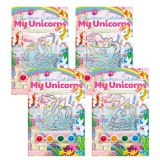 Cumpara ieftin Mini set creativ cu vitralii - Unicorni, 4M