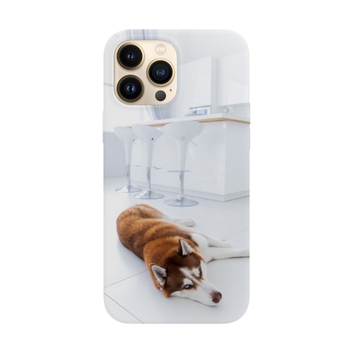 Husa compatibila cu Apple iPhone 14 Plus model Lazy Doggy Day, Silicon, TPU, Viceversa