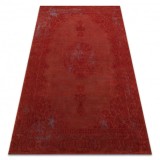Covor L&acirc;nă JADE 45001/300 Ornament roșu / gri OSTA, 200x300 cm