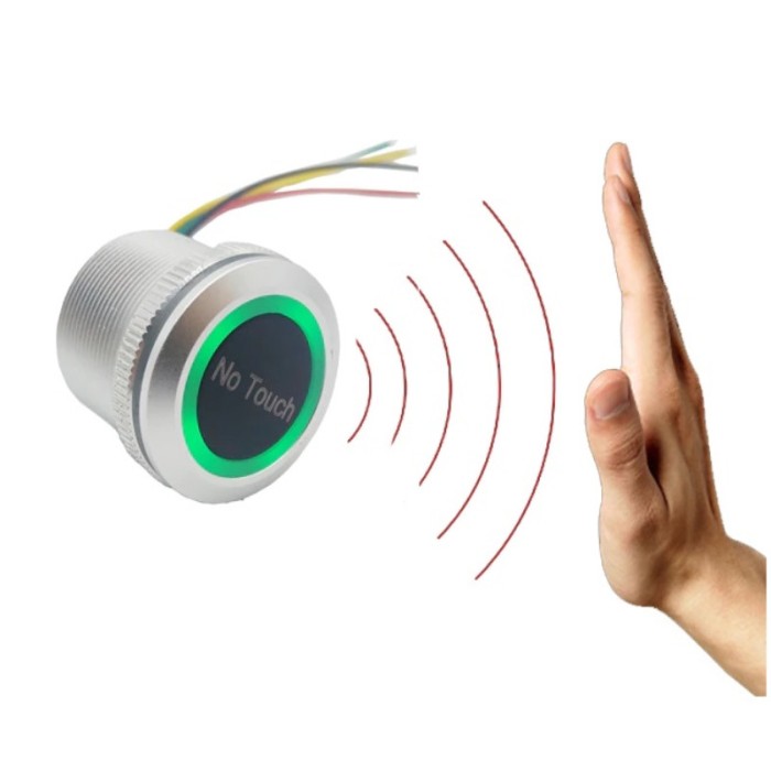 Senzor deschidere &icirc;nchidere blocare ușă K5 LED IP68 &ndash; Detector magnetic fără contact