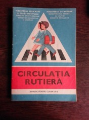CIRCULATIA RUTIERA. MANUAL PENTRU CLASA II - VASILE MOLAN foto