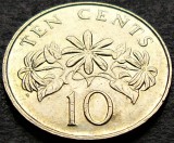 Cumpara ieftin Moneda 10 CENTI - SINGAPORE, anul 1991 * cod 2346 A, Asia