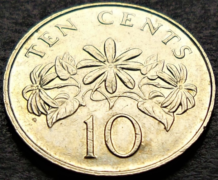 Moneda 10 CENTI - SINGAPORE, anul 1991 * cod 2346 A