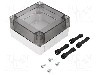 Carcasa policarbonat, 100mmx100mmx50mm, IP66, IP67, FIBOX - PC 95/50 LT