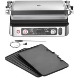 Gratar electric multifunctional Braun MultiGrill 9Pro CG9160, 2200 W, 3 moduri de gatire, temperatura maxima 265˚C, 3 programe, functie Sear, termomet