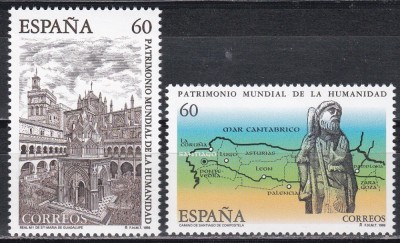 Spania 1995 - Patrimoniul Mondial UNESCO, MNH foto