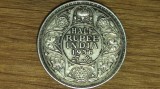 India Britanica -moneda de colectie argint 917- 1/2 half rupee 1936 &bull; Bombay - George V - bijuterie !, Asia