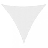Cumpara ieftin Parasolar, alb, 4,5x4,5x4,5 m, tesatura oxford, triunghiular