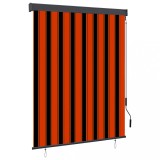 VidaXL Jaluzea tip rulou de exterior, portocaliu și maro, 140 x 250 cm