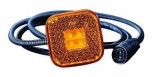 Lampa semnalizare Man L2000 M2000, Tga 07, Tgs/Tgx, stanga=dreapta, lateral; square; latime: 65 mm; adancime: 45 mm; 24V; LED; orange; cu cablaj;