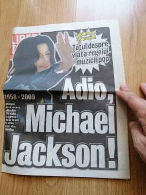 supliment ziarul Libertatea 26 iunie 2009 - moartea lui Michael Jackson foto