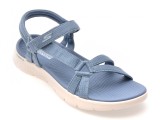 Sandale SKECHERS albastre, GO WALK FLEX, din material textil