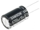 Condensator electrolitic low ESR THT 4700uF 16VDC &Oslash;16x25mm