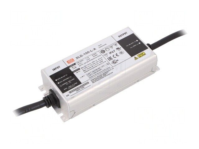 Alimentator LED 100W IP67 71-142VDC 0.35-1.05A