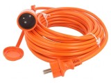 Prelungitor electric portocaliu 15m 3x1,5mm2