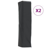 vidaXL Huse &icirc;ncălzitoare formă piramidă 2 buc. 58x58x228cm Oxford 420D