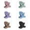 Set Clame Păr, Model Bucla, Multicolor, 2 cm, 6 Bucăți
