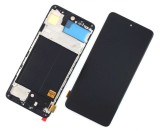 Display ecran cu Touchscreen si Rama pentru Samsung A51, A515, Incell, Negru, Compatibil
