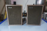 Set boxe audio vintage Philips /banda larga /22RH411