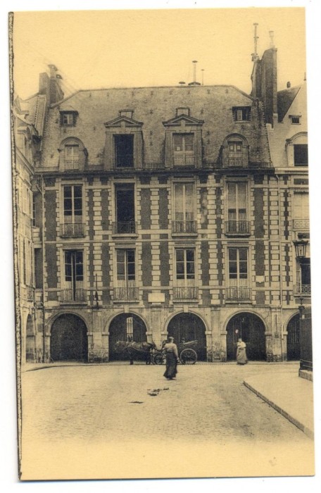 AD 922 C. P. VECHE - PARIS - MAISON DE VICTOR HUGO - PLACE DE VOSGES -FRANTA