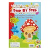 Bloc H&acirc;rtie Glase, Step by Step, Multicolor, 24x34cm, 150gsm, 10 File, Oem