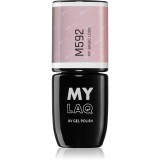 MYLAQ UV Gel Polish lac de unghii sub forma de gel culoare My Basic Look 5 ml