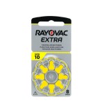 8 x Baterii pentru aparate auditive Rayovac Extra 10, fara mercur