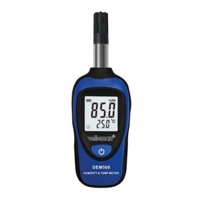 Umidometru si termometru digital Velleman DEM500, 0-100 % RH, -20+70 C foto