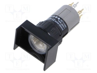Comutator corp 16mm EAO seria 51, 1 poziție stabilă, NC NO, orificiu &amp;Oslash;16,2mm foto
