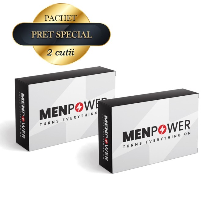 Pachet Menpower 4 x 2cutii
