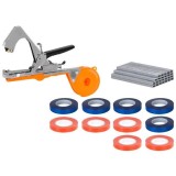 Dispozitiv pentru legat plante, vita de vie, 10000 capse, 10 benzi, Cameleon GartenVIP DiyLine