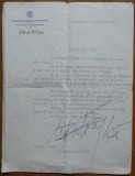 Cumpara ieftin Document cu antetul Presedintiei Consiliului de Ministri semnat de Prof. Mihai Antonescu, 1943