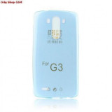 Husa Silicon Ultra Slim LG G3 D855 Albastru