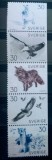 Suedia 1968 animale vulpe,iepure,vultur serie 5v Nestampilata, Nestampilat