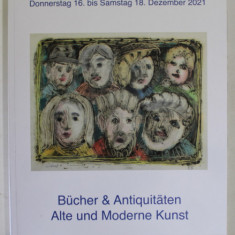 KIEFER , BUCH - UND KUNSTAUKTIONEN , AUKTION 121 , BUCHER UND ANTIQUITATEN , ALTE UND MODERNE KUNST , CATALOG DE LICITATIE , DEZEMBER 2022