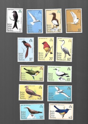 BIOT pasari incomplect MNH foto