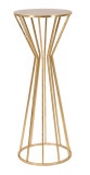 Masuta inalta Stick Glam , Mauro Ferretti, &Oslash; 38x100 cm, fier, auriu