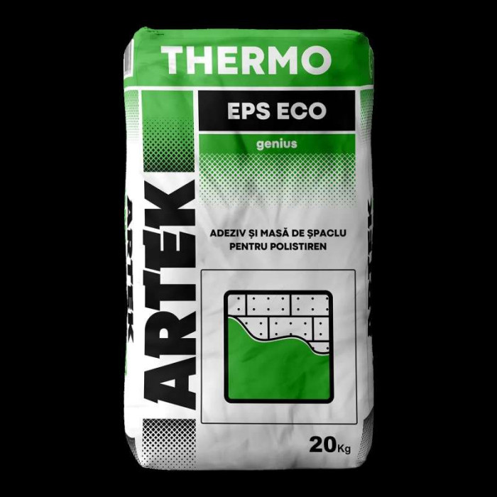 ADEZIV SI MASA DE SPACLU PENTRU POLISTIREN THERMO EPS ECO 20 KG ARTEK