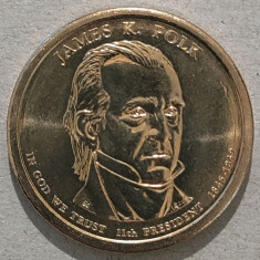 1 dollar USA - SUA - 2009 P - President James K. Polk