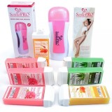Kit Epilare Profesionala SensoPro Italia, 6 Ceara 100ml (Miere, Aloe Vera, Titanio Rosa) + Incalzitor Ceara Roz + 100 Benzi