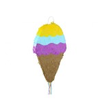 Piniata inghețata in cornet pentru petreceri 43 x 23 x 7.5 cm