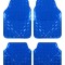 Covorase Auto Universale, model Diamond, culoare Crom Albastru