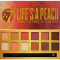 Paleta farduri de pleoape mate W7 Life`s A Peach, 14 culori