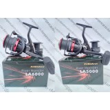 SET 2 Mulinete Feeder si Crap ROBINHAN RIVER MONSTER LA6000 tambur Long Cast