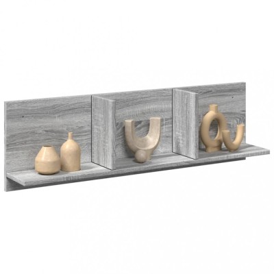 vidaXL Dulap de perete, gri sonoma, 100x16,5x30 cm, lemn prelucrat 854864 foto