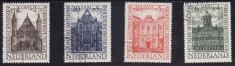 C1843 - Olanda 1948 - Arhitectura 4v.stampilat,serie completa