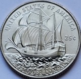 Quarter/ 25 cents 2026 USA, Mayflower Compact, 250 years of American Liberty, lit.D, km#829