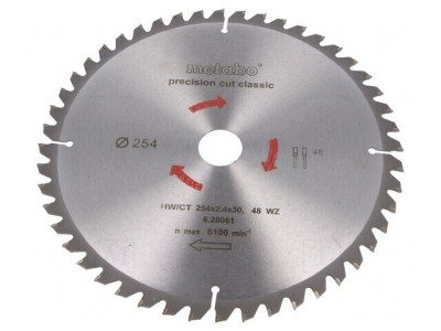 Disc Ferastrau Circular 254mm 48 Dinti foto